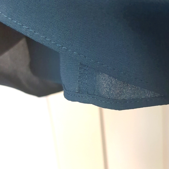 Babaton Sheer Mesh Top Blue Tank Top - Picture 9 of 10